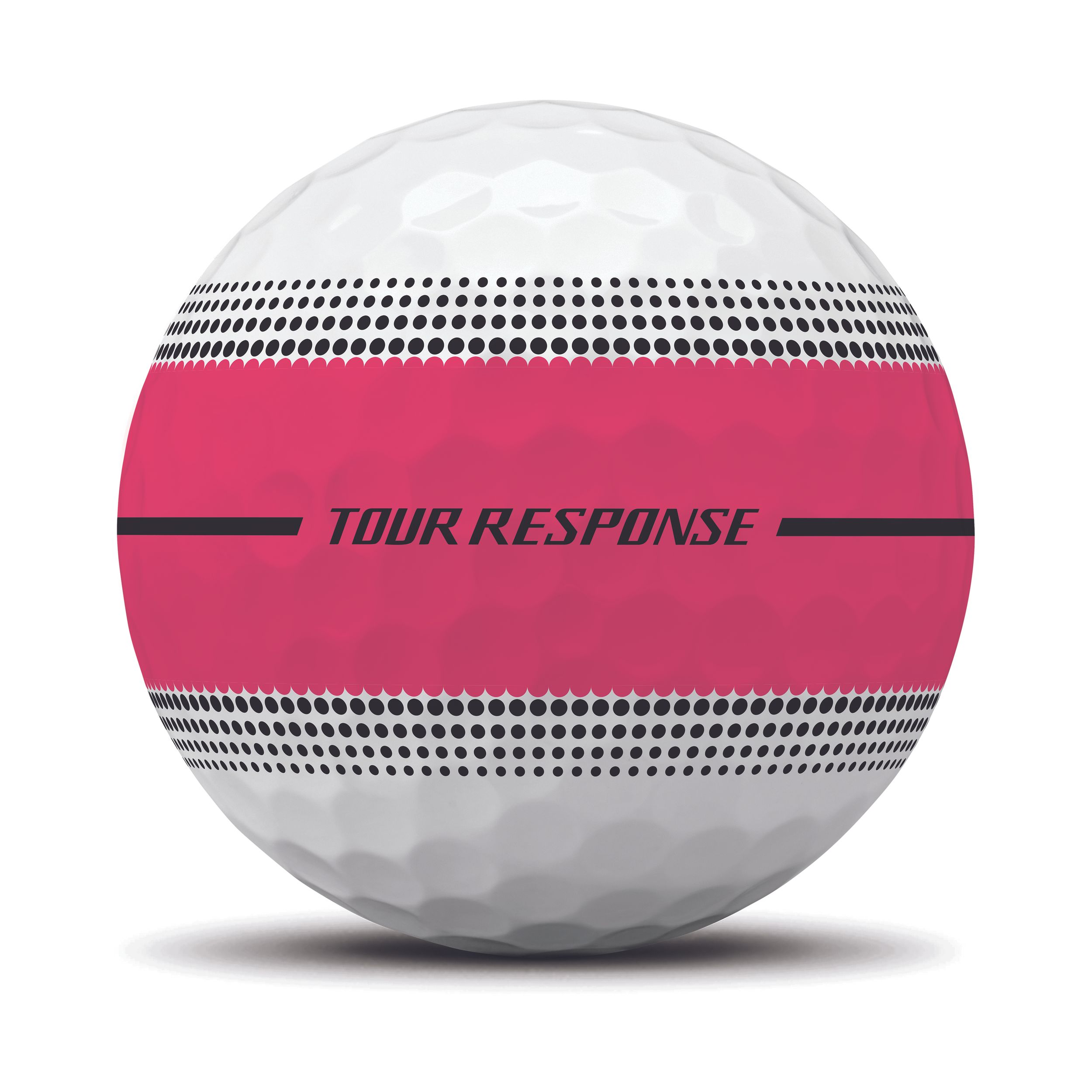 TaylorMade Tour Response Stripe 2026 Men's Golf Balls 12-pk Front_Flat