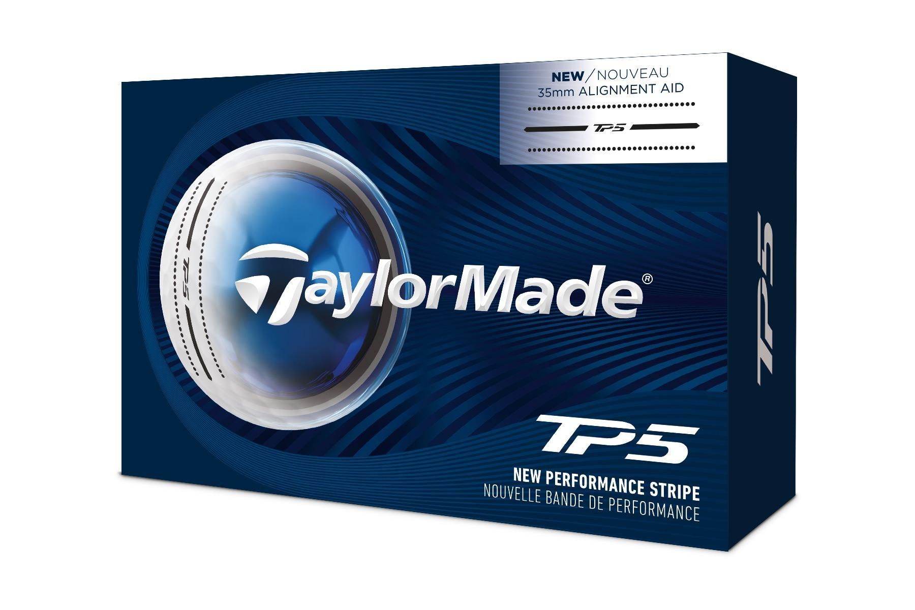 TaylorMade TP5 2026  Golf Balls - 12pk Front_Angled_Left