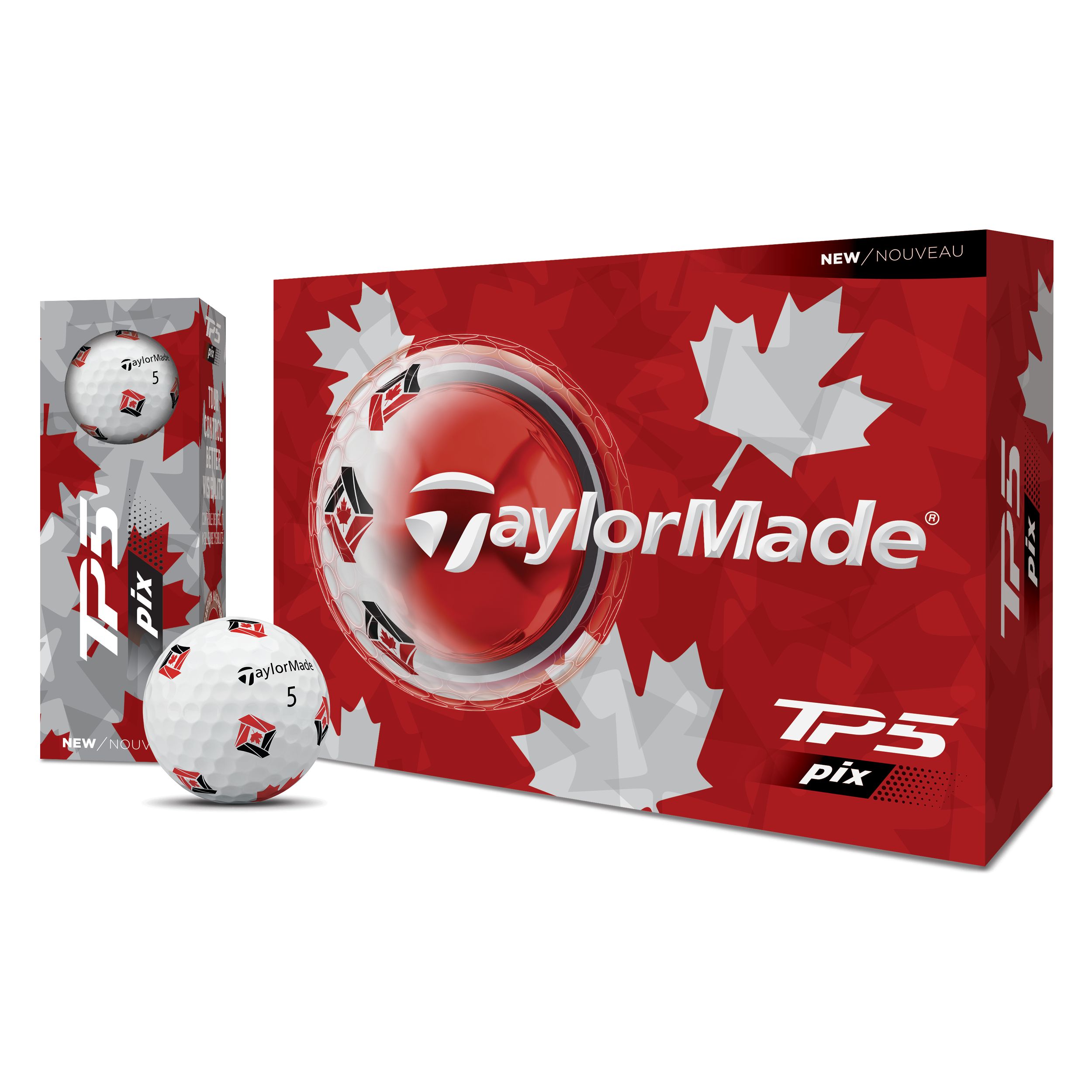 TaylorMade TP5 Pix 3.0 Men's Golf Balls 12-pk Composite_or_Mixed