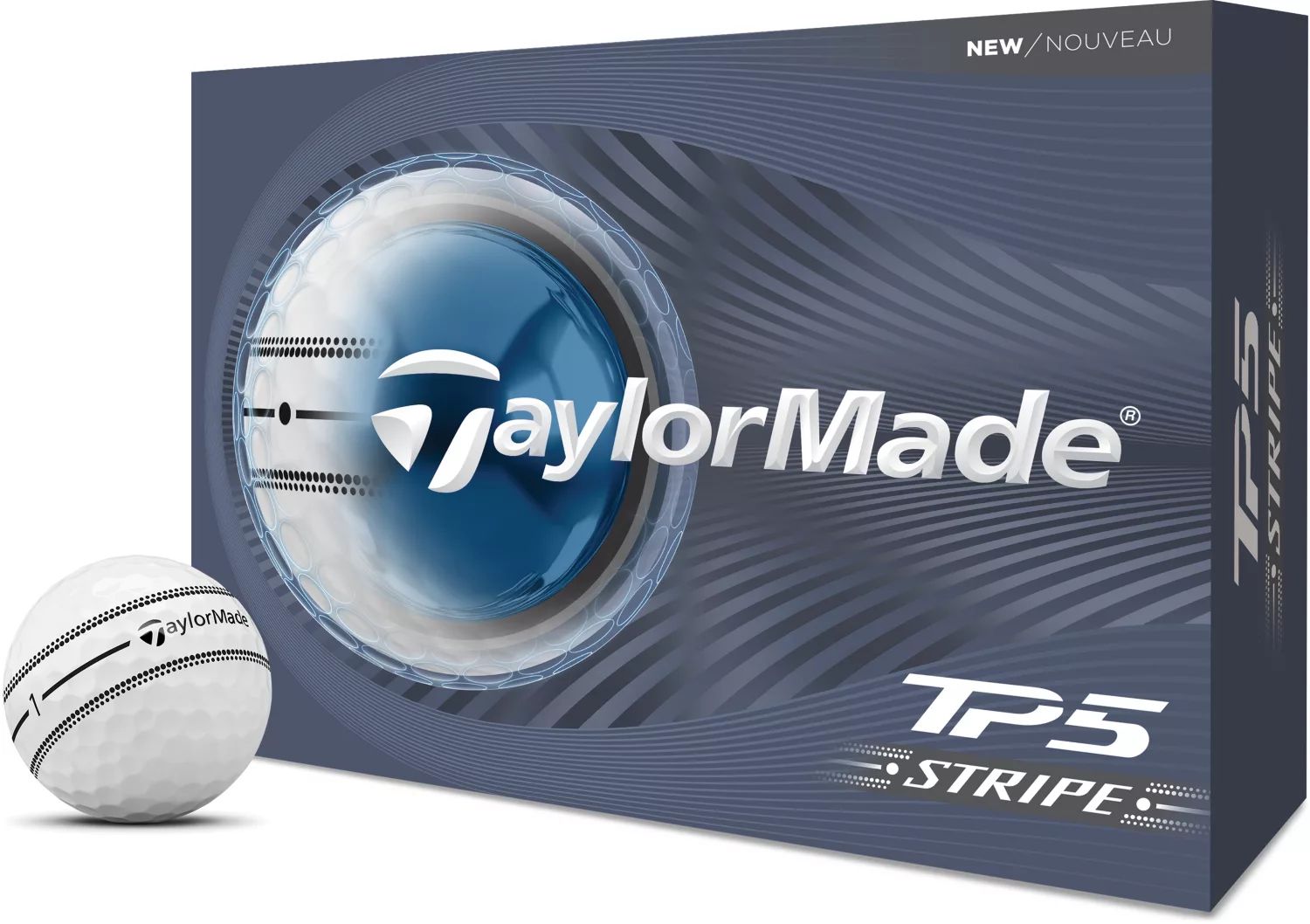 TaylorMade TP5 Stripe 2026  Golf Balls -12pk Composite_or_Mixed