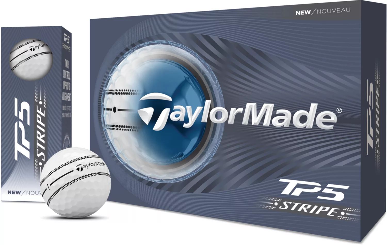 TaylorMade TP5 Stripe 2026  Golf Balls -12pk Composite_or_Mixed