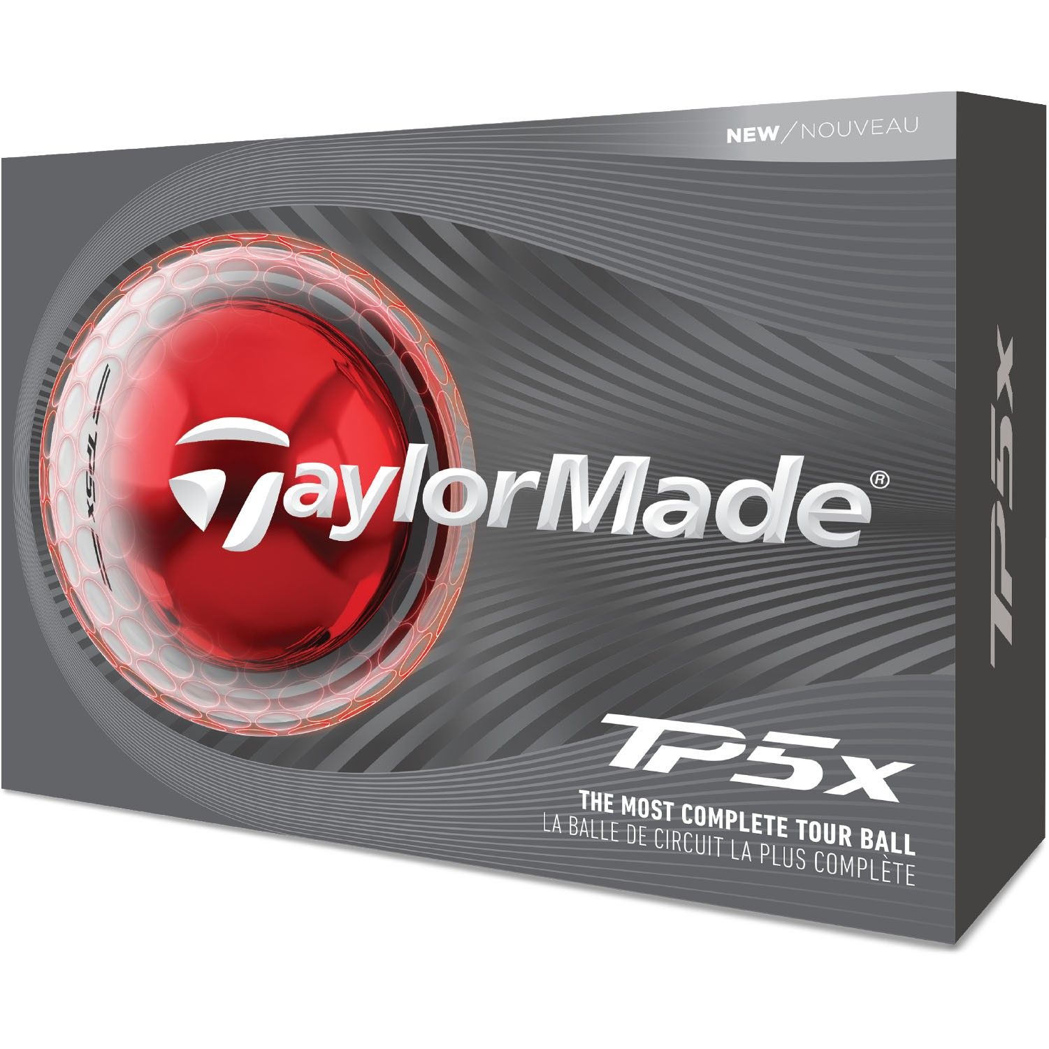 TaylorMade TP5X 2026  Golf Balls - 12pk Front_Angled_Left