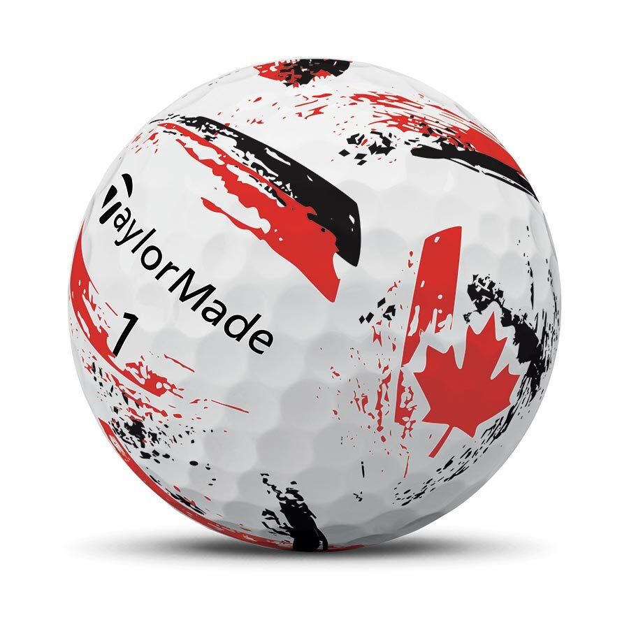 TaylorMade SpeedSoft Ink Men's Golf Balls Pack Front_Angled_Left