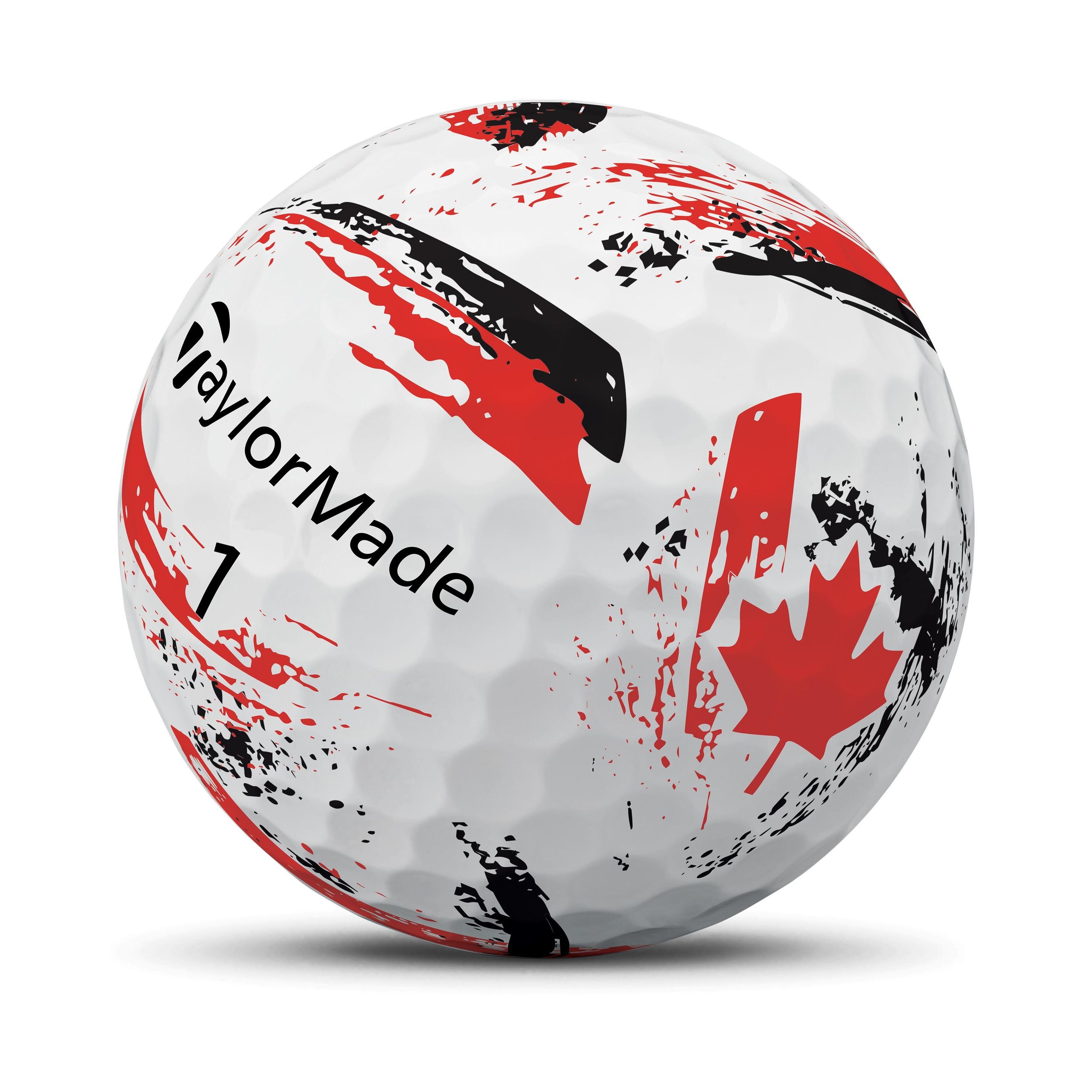 TaylorMade SpeedSoft Ink Men's Golf Balls Pack Front_Angled_Left
