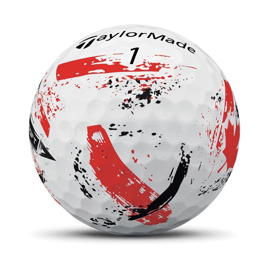 TaylorMade SpeedSoft Ink Men's Golf Balls Pack Bottom_Plunge