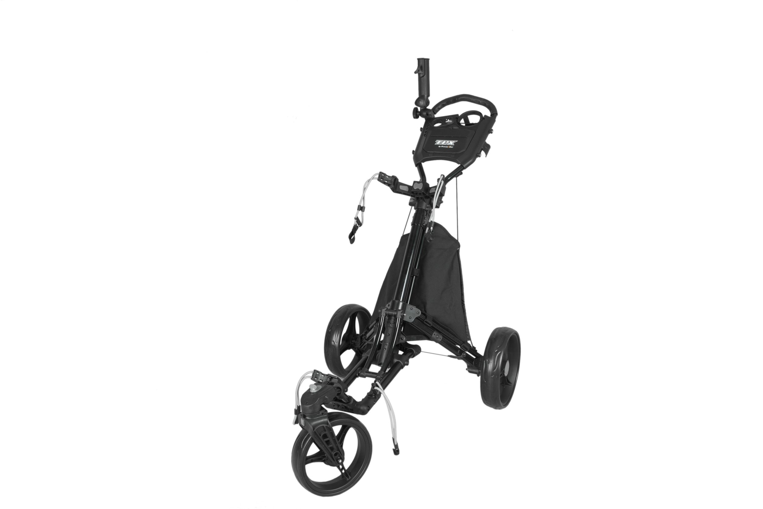 Powerbilt TPX GC3 Cart Front_Three_Fourths_Angled_Left