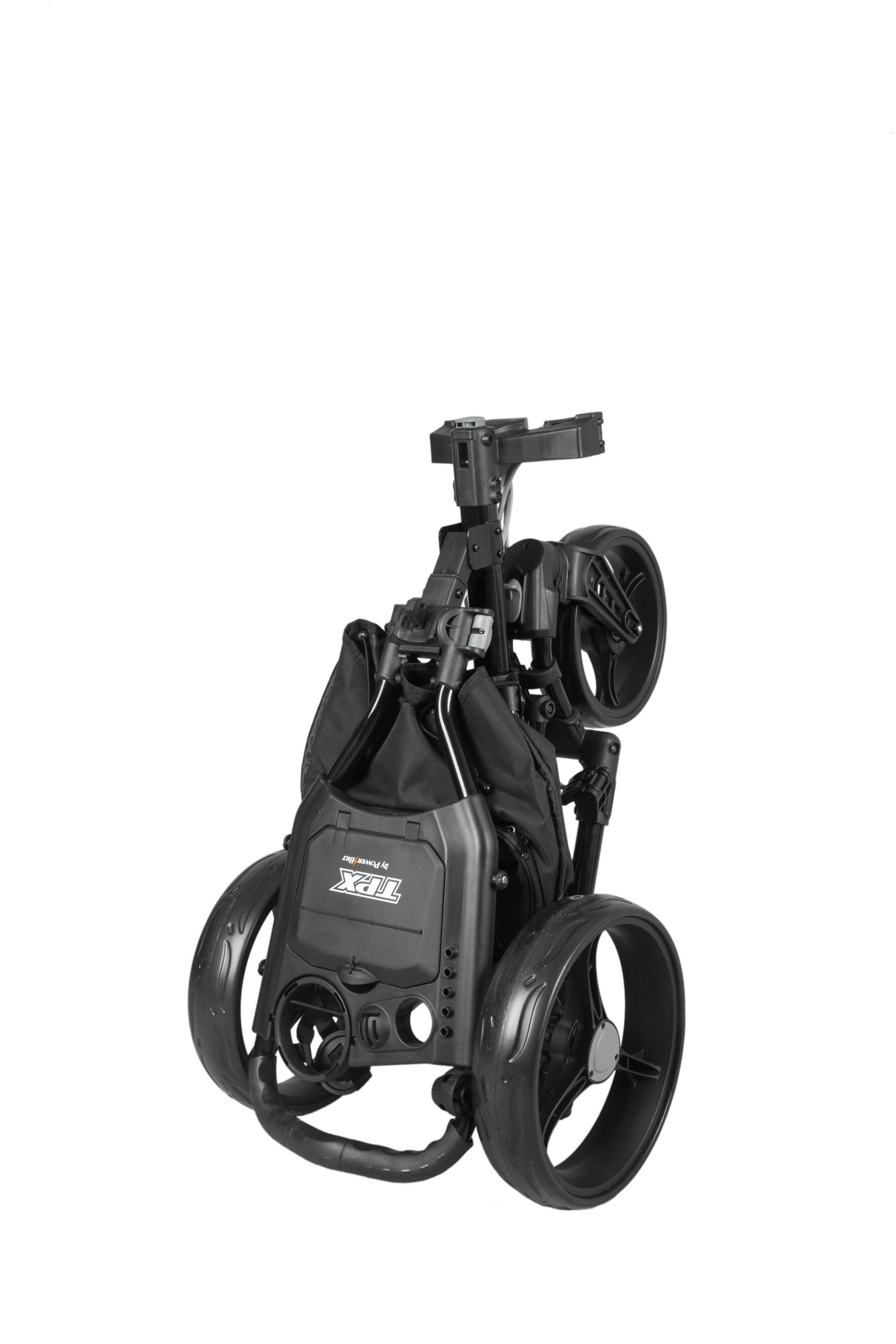 Powerbilt TPX GC3 Cart Front_Three_Fourths_Angled_Left