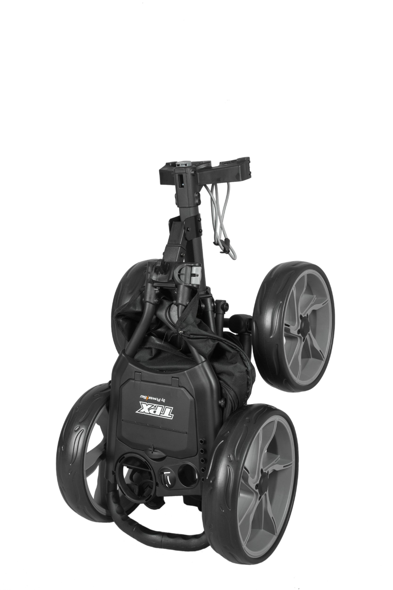 Powerbilt TPX GC4 Cart Front_Three_Fourths_Angled_Left