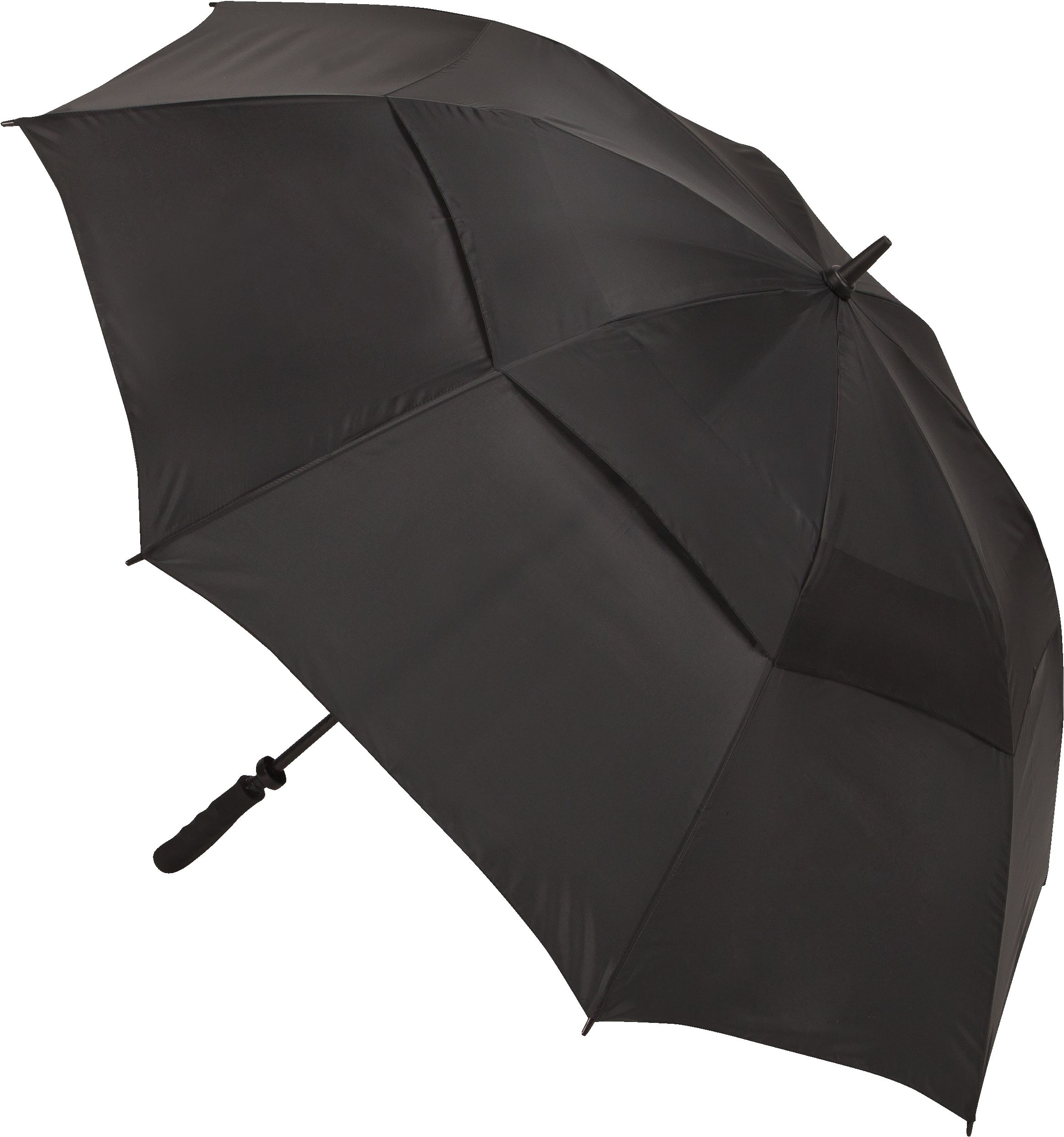 JEF 62" Windbuster Black Umbrella