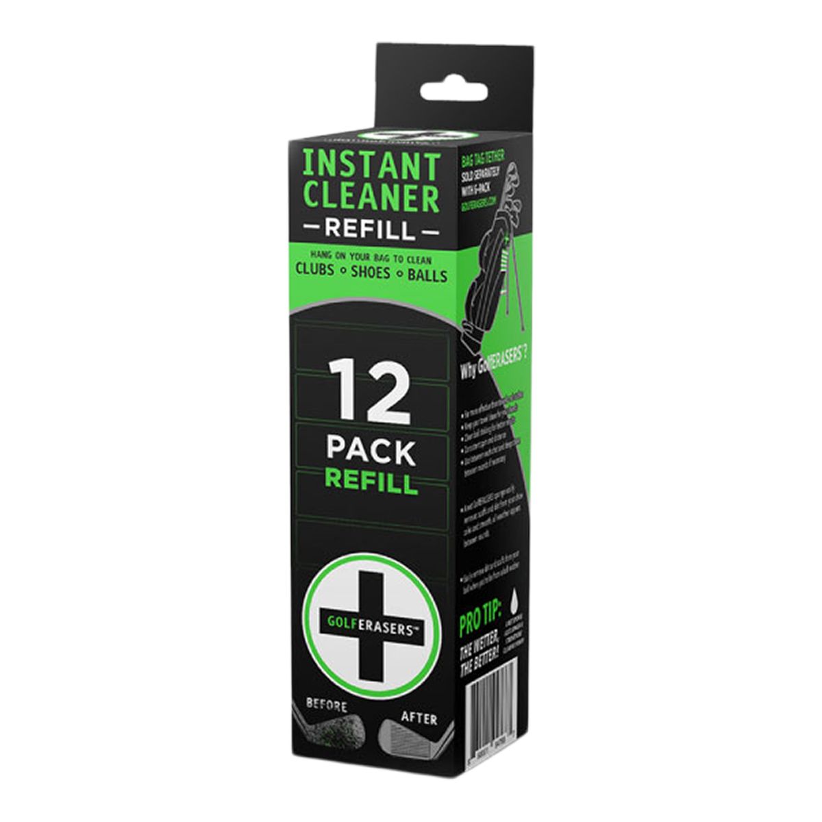 Golf Eraser Instant Golf Cleaner Refill - 12 Pack