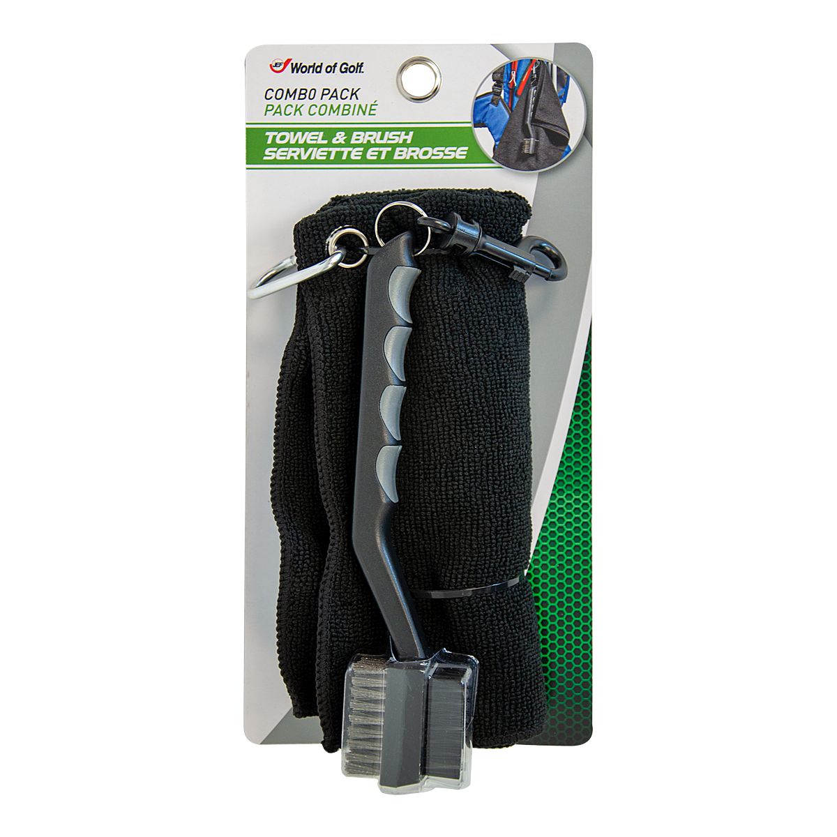 JEF World Of Golf Microfibre Golf Towel