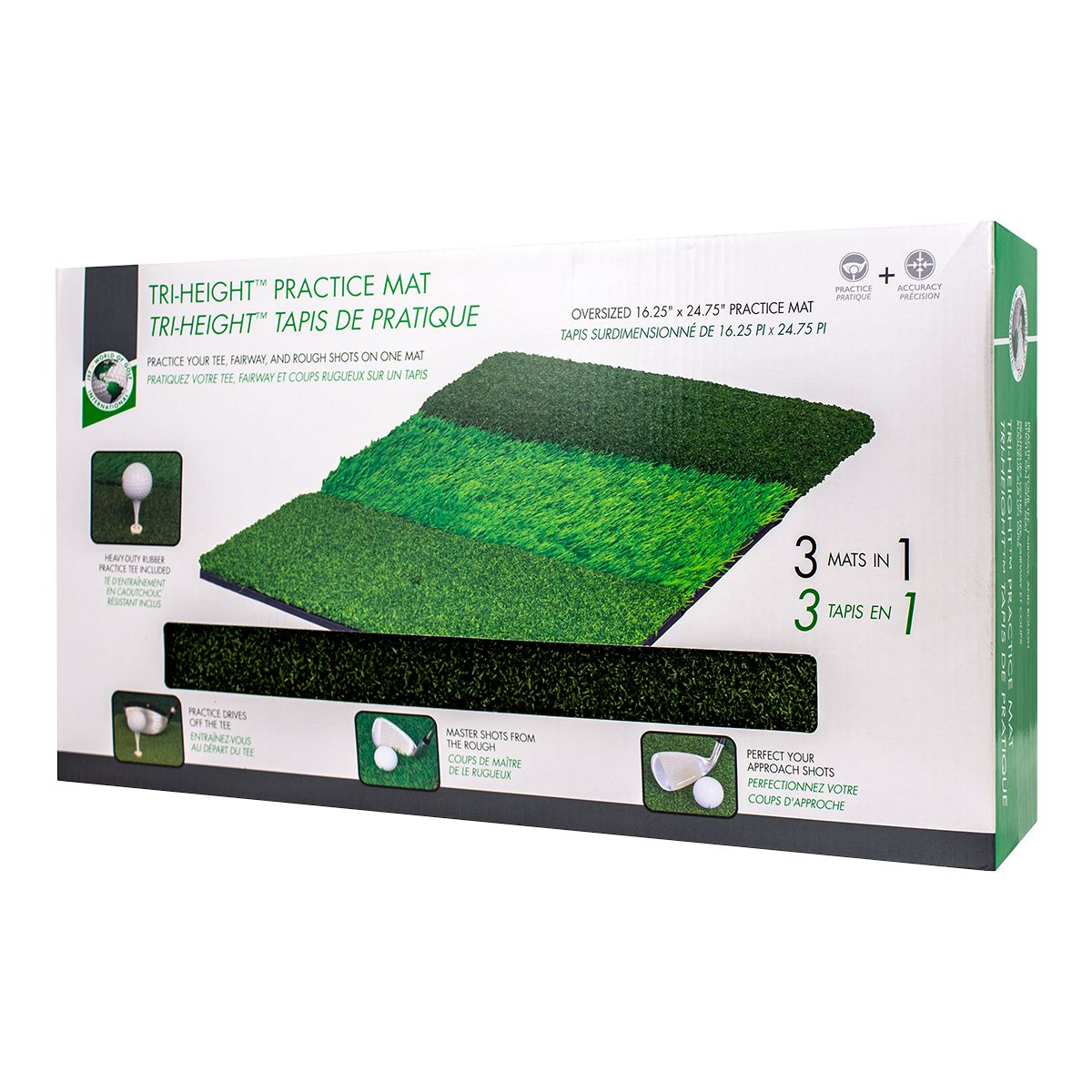 JEF World Of Golf Tri Turf Mat