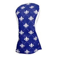 CMC Design Fleur DE LYS Driver Golf Headcover Front_Flat