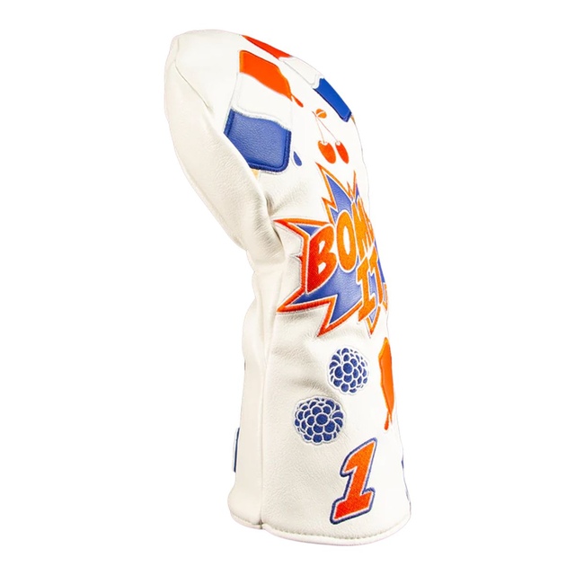 CMC Design Bomb It Driver Golf Headcover Front_Angled_Right