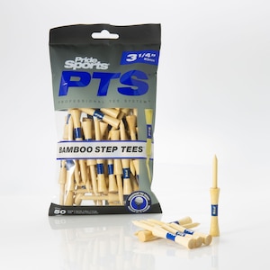 Pride PTS 3 1/4 Bamboo Step Golf Tees