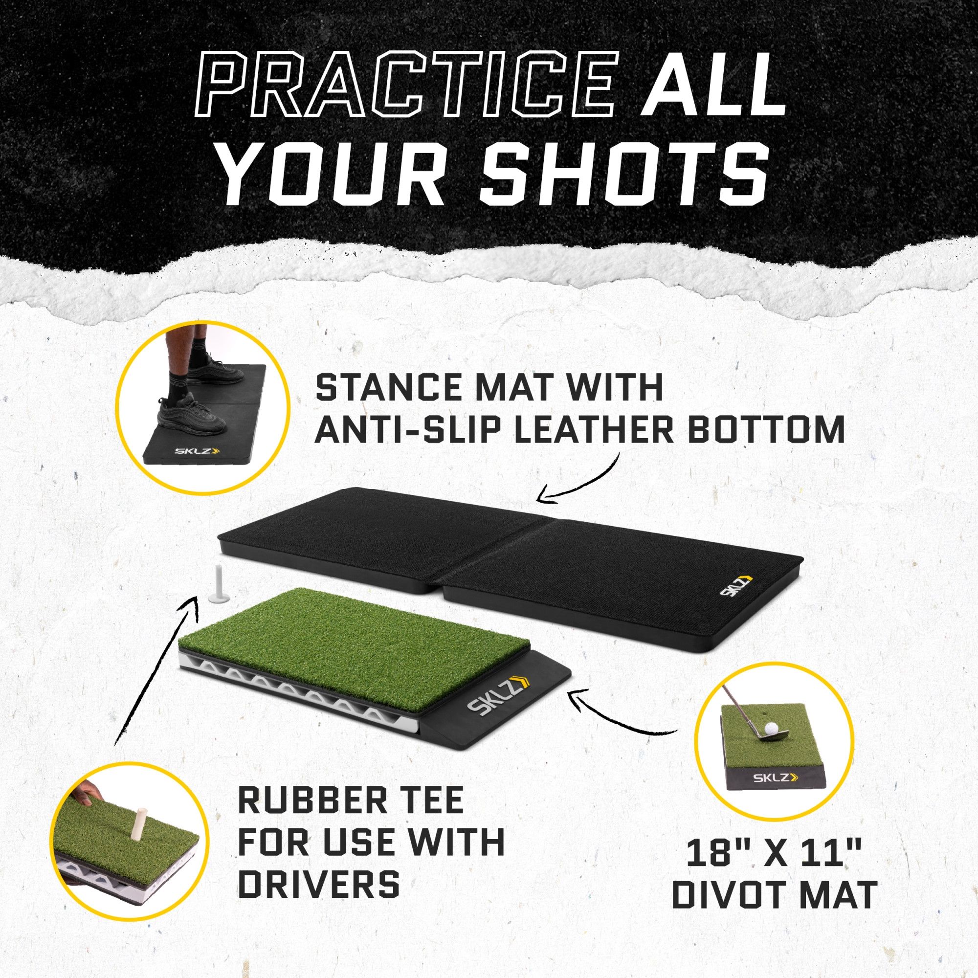 SKLZ Pure Divot Golf Training Mat