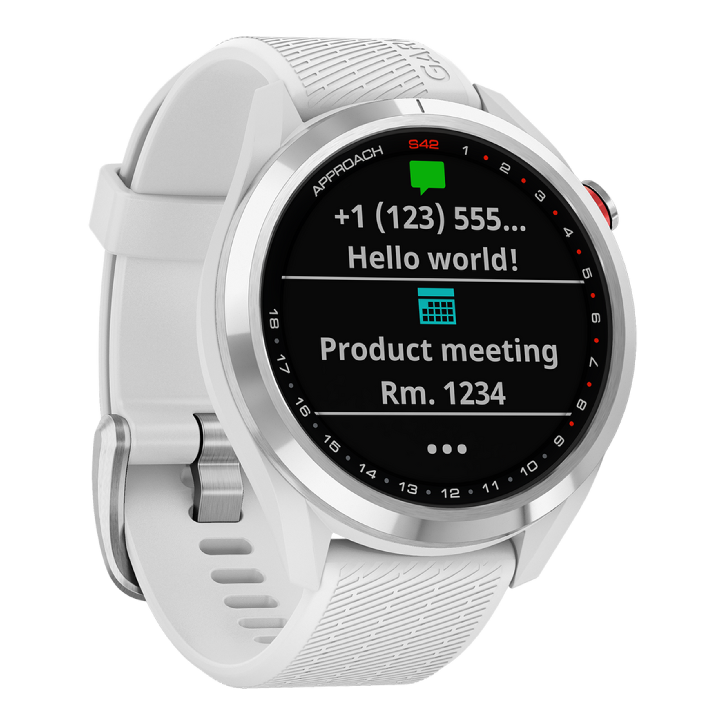 GARMIN APPROACH S42 GPS WATCH GUNMETAL
