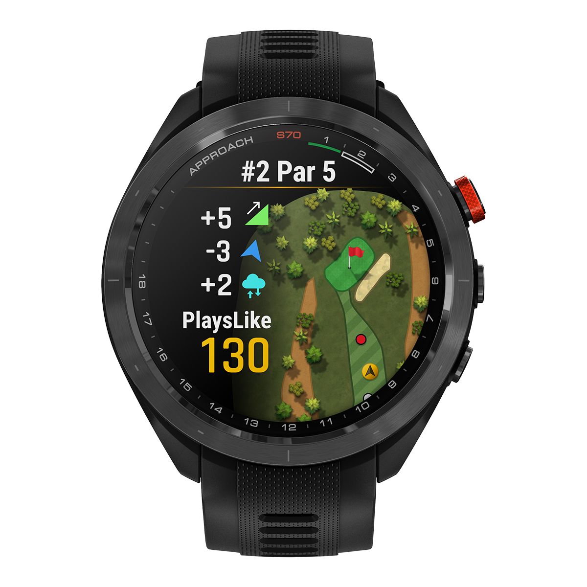 Garmin Approach S70 47mm Golf GPS Watch Front_Flat