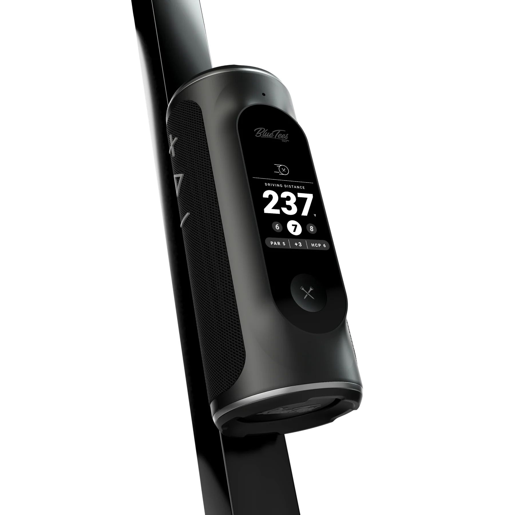 Blue Tees The Player+ GPS Speaker Front_Angled_Right