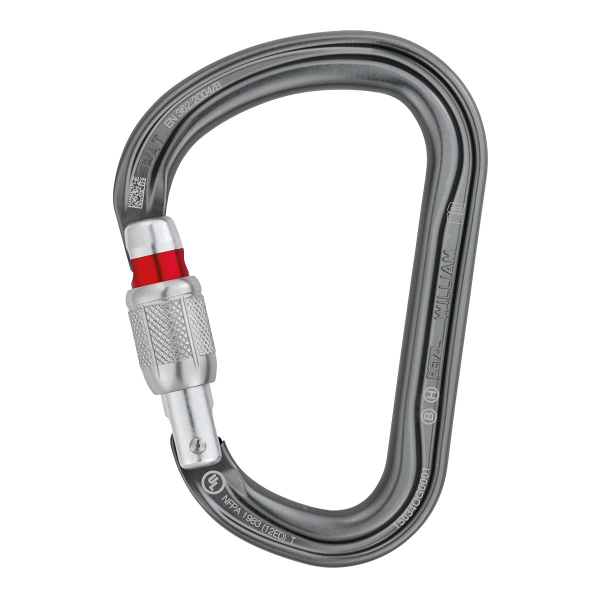 PETZL William Carabiner Front_Flat