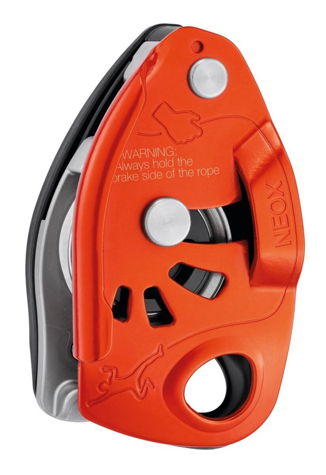 Petzl Neox Belay Device Front_Angled_Right