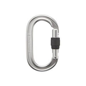 Black Diamond Oval Keylock Screwgate Carabiner