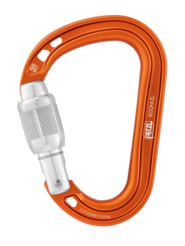 Petzl Rocha Screw Lock Carabiner Side_Left