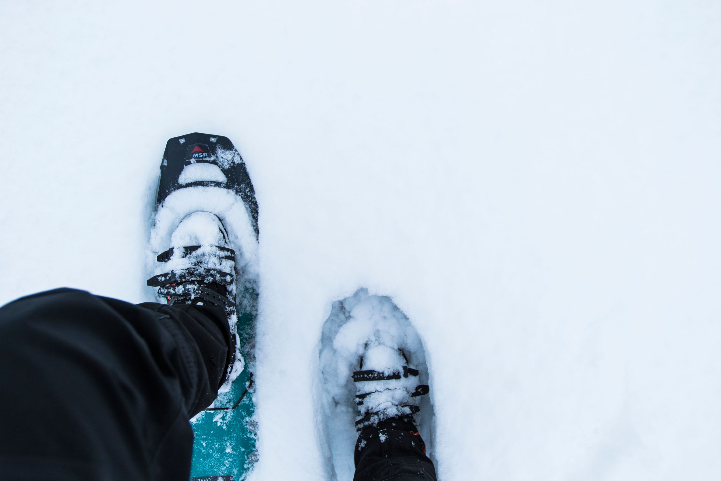 MSR Women's Revo Explore 22 Snowshoes Overhead_Flat