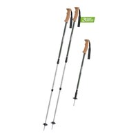 Komperdell Green Rambler Cork Trekking Poles Front_Three_Fourths_Angled_Left