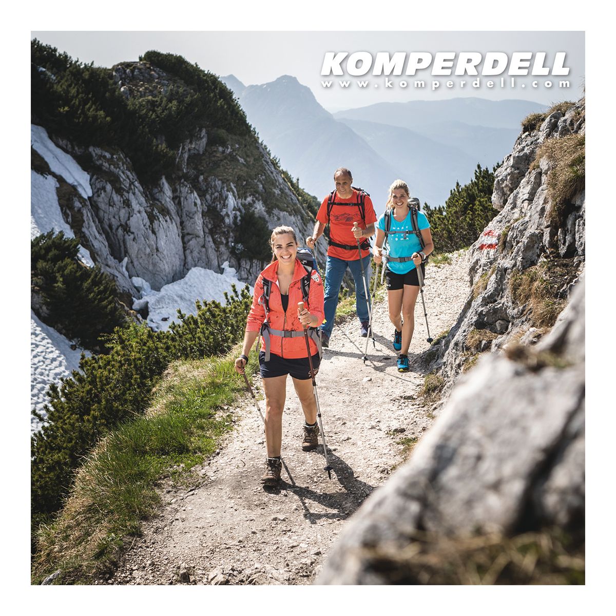 Komperdell peak outlet cork trekking poles