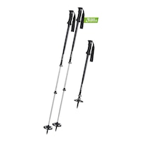 Komperdell Trail TI Powerlock Trekking Poles Front_Three_Fourths_Angled_Left