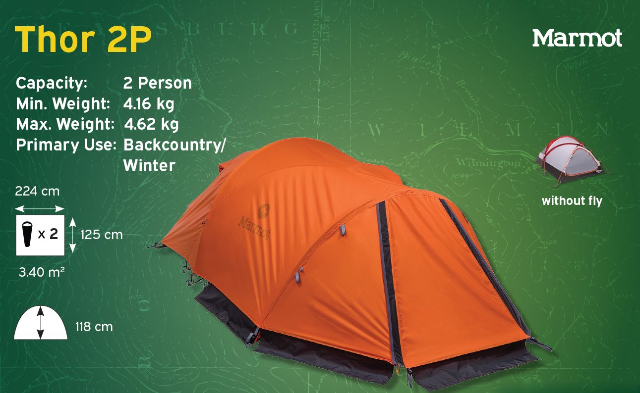 Marmot Thor 2 Person Winter Tent Blaze Orange SportChek