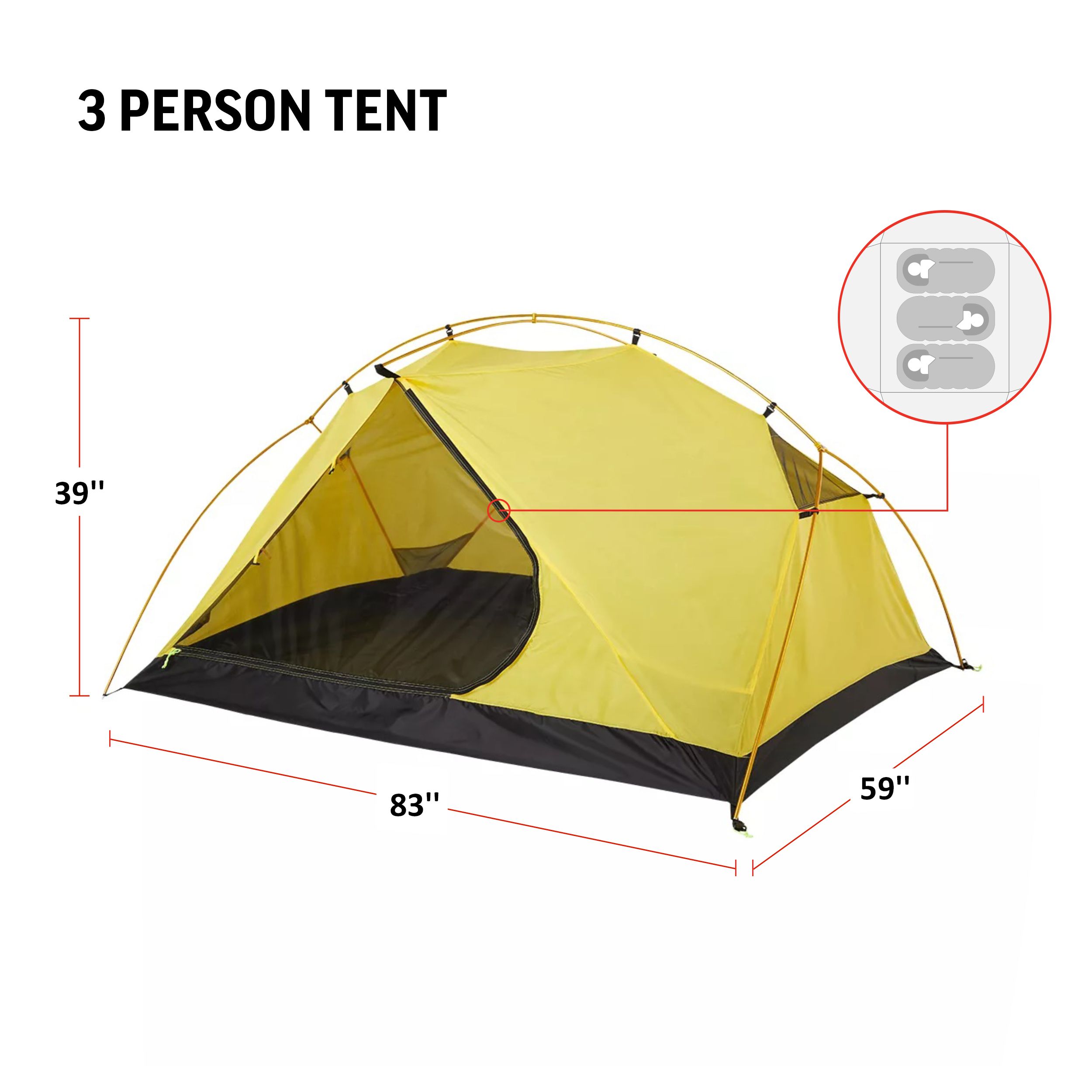 McKinley Escape 3 CA Tent