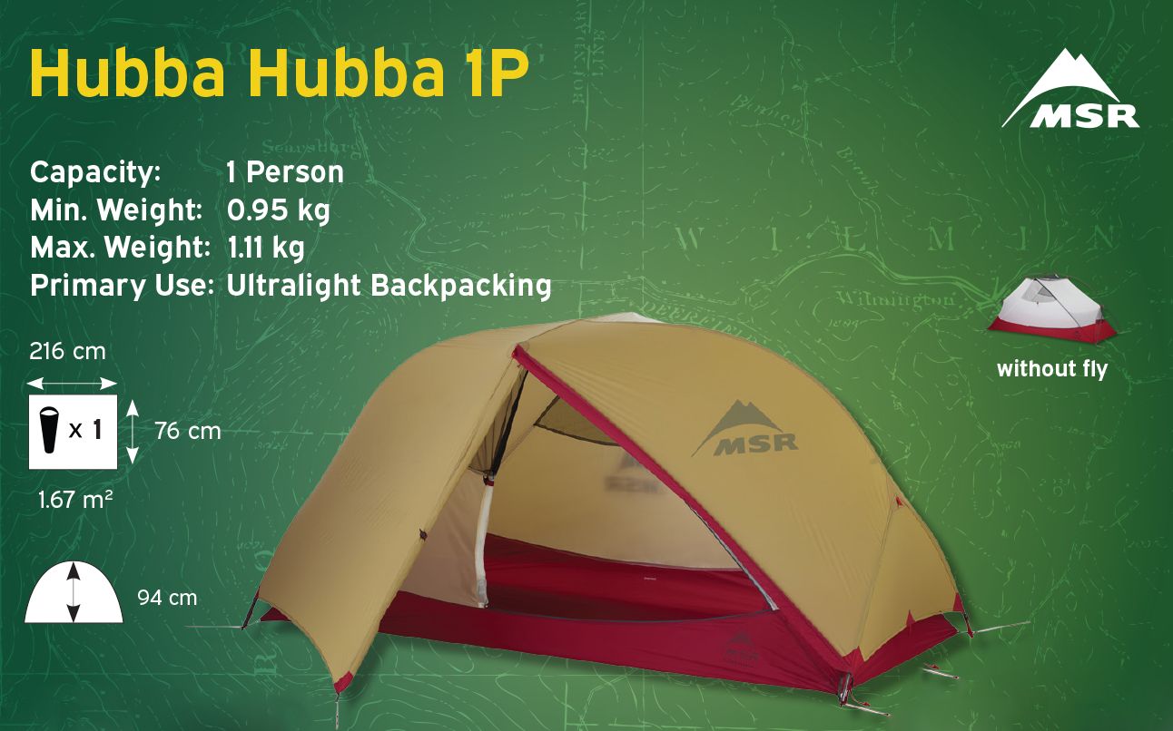 MSR Hubba Hubba 1-Person Tent