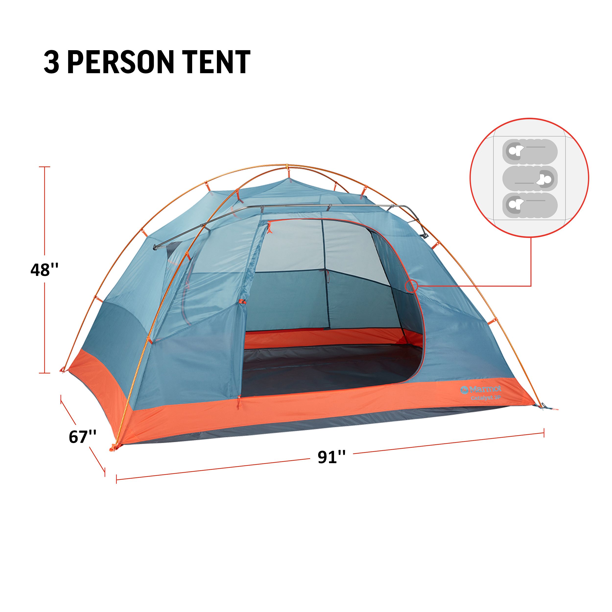 Marmot Catalyst 3 Person Tent