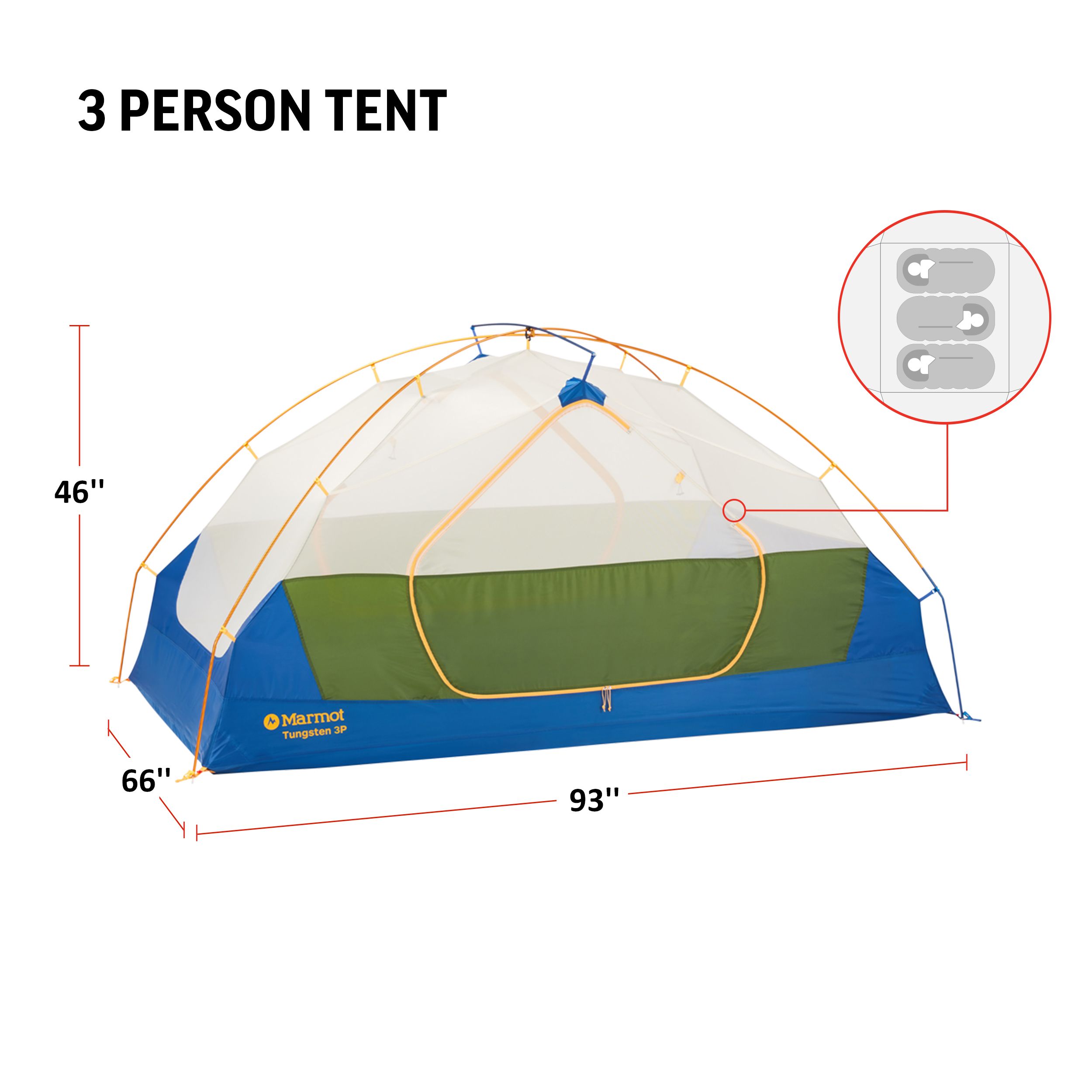 Marmot Tungsten 3-Person Tent