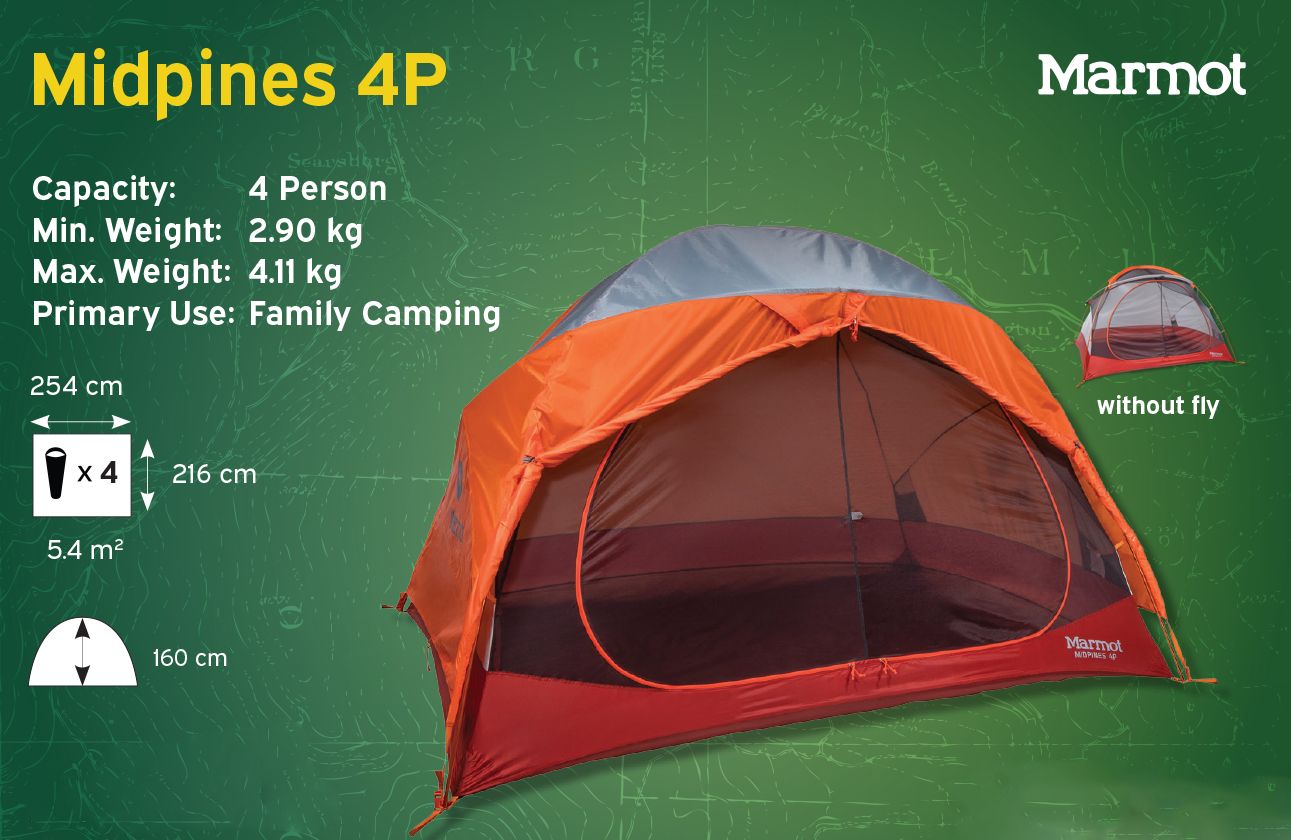 Marmot Midpines 4-Person Tent