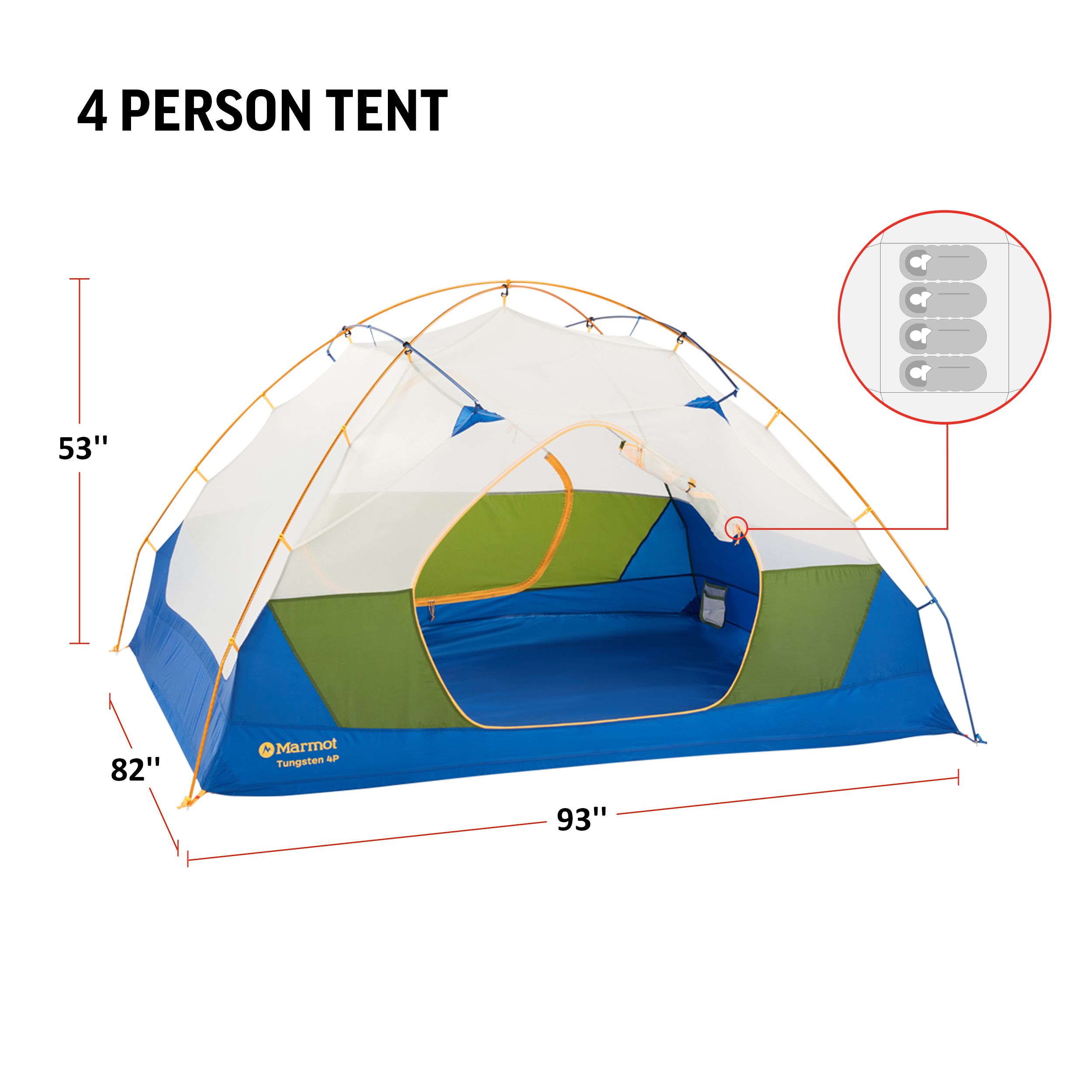 Marmot Tungsten 4 Person Tent SportChek