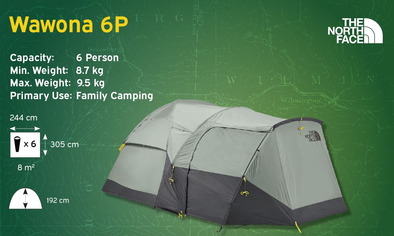 The North Face Wawona 6 Double-Wall Tent