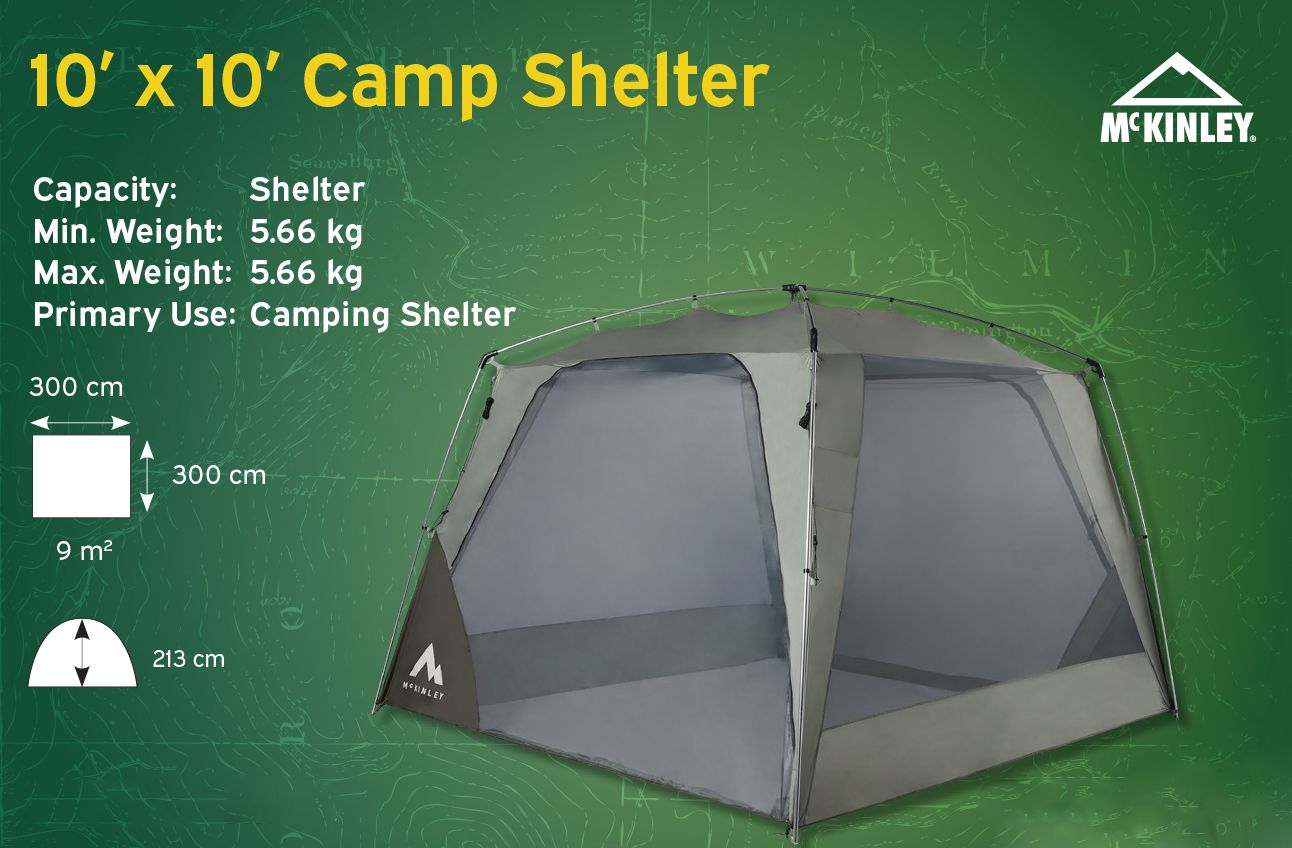 McKinley 10' X 10' Camp Shelter