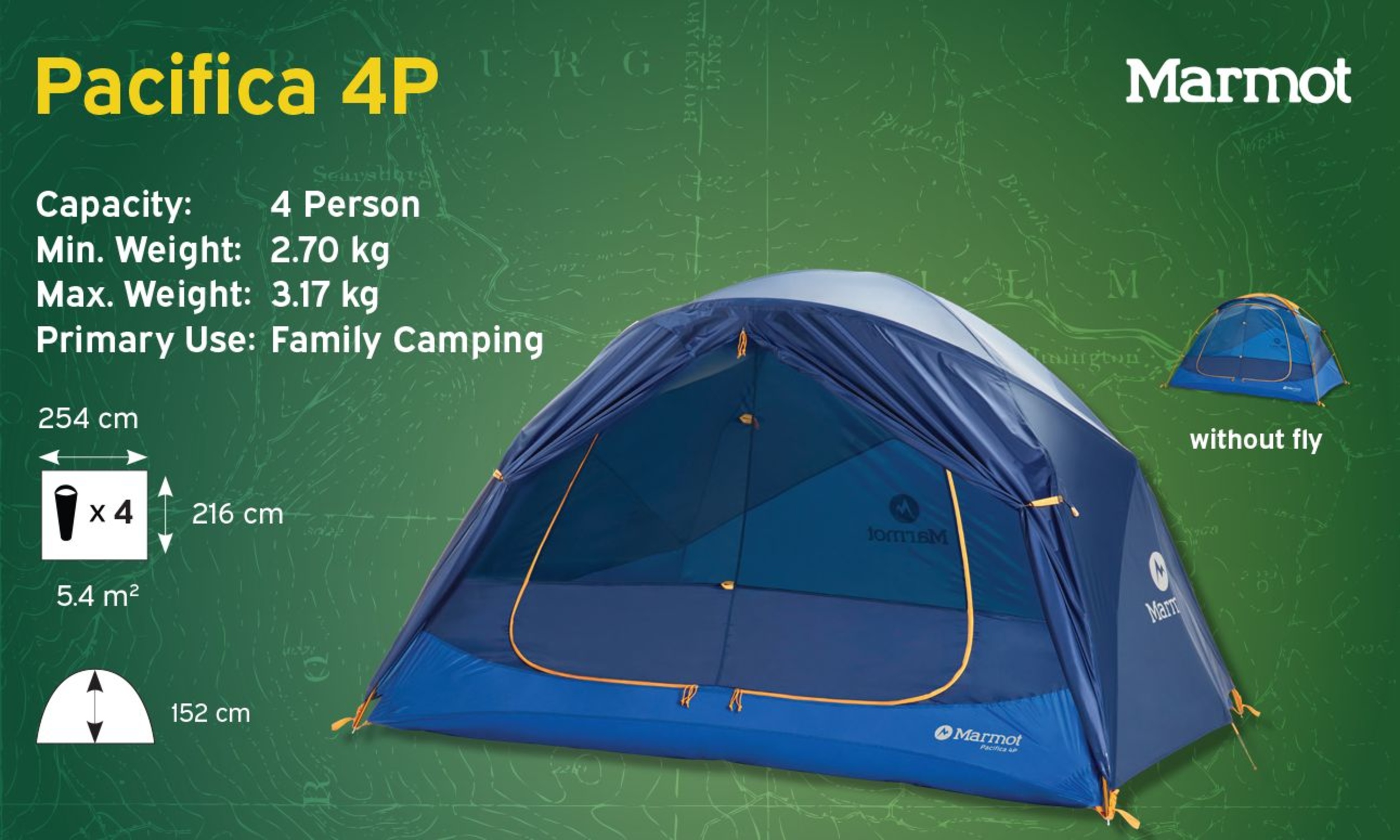 Marmot Pacifica 4 Person Tent | SportChek