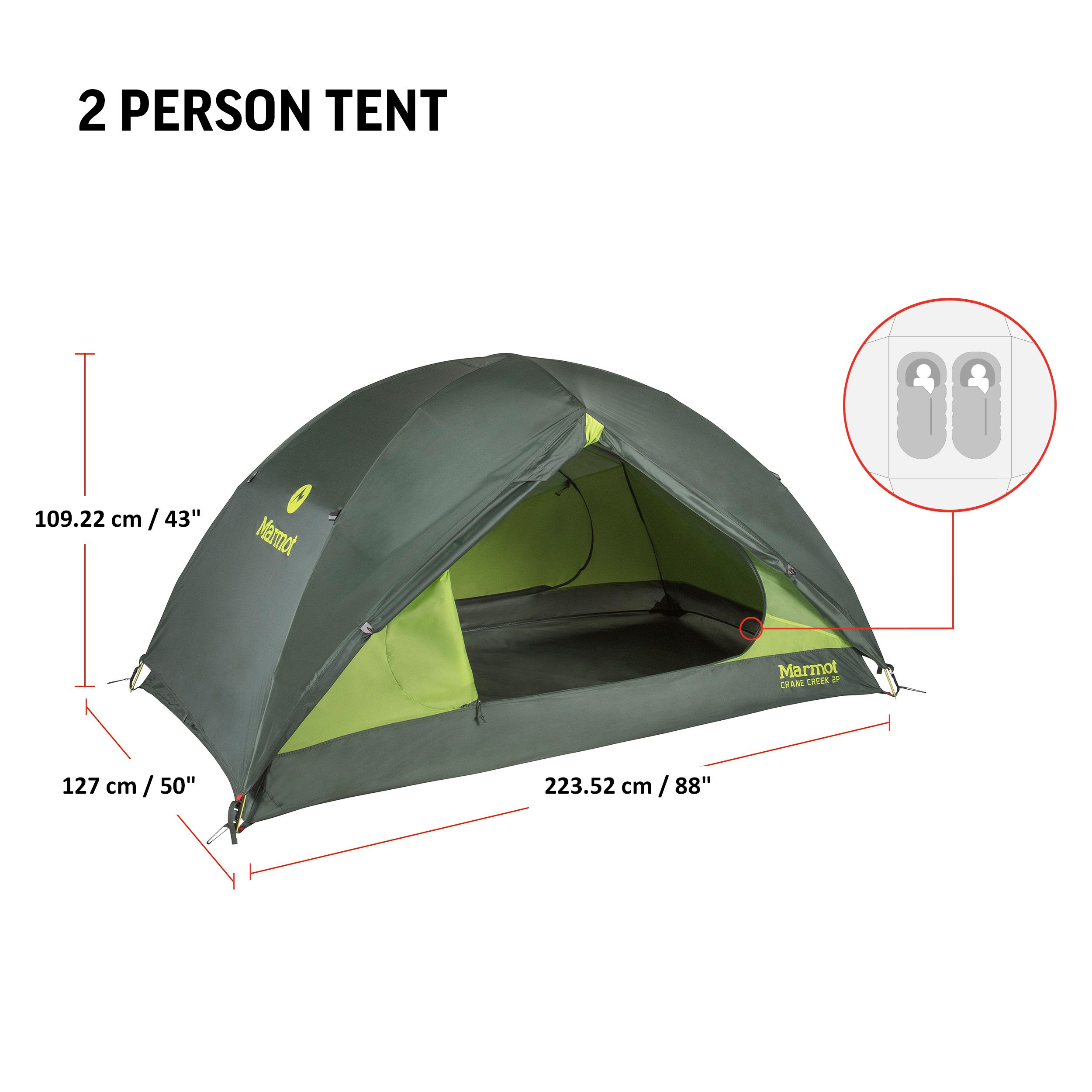 Marmot Crane Creek 2 Person Camping Tent
