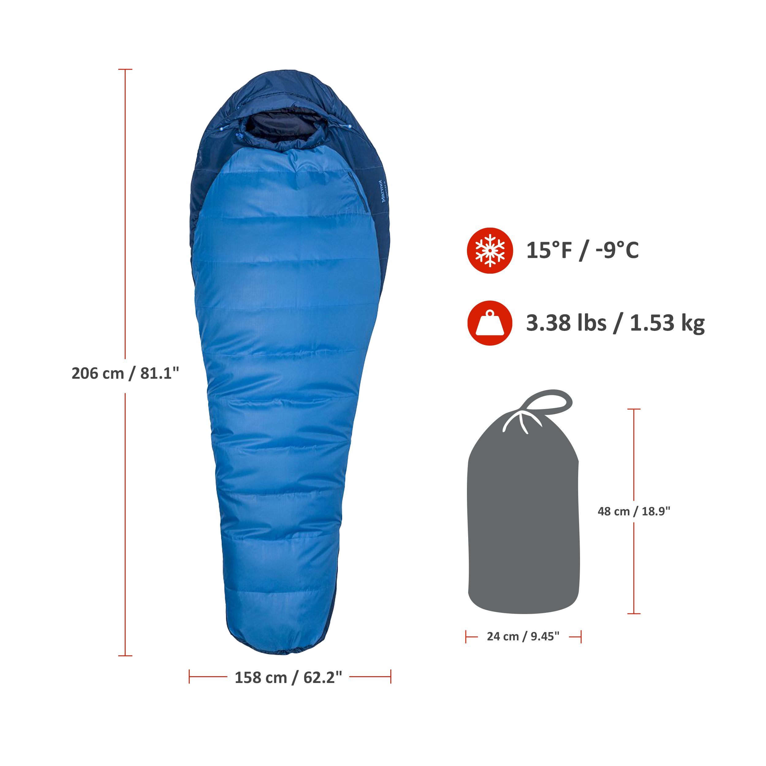Marmot Trestles 15°F/-9°C Regular Sleeping Bag