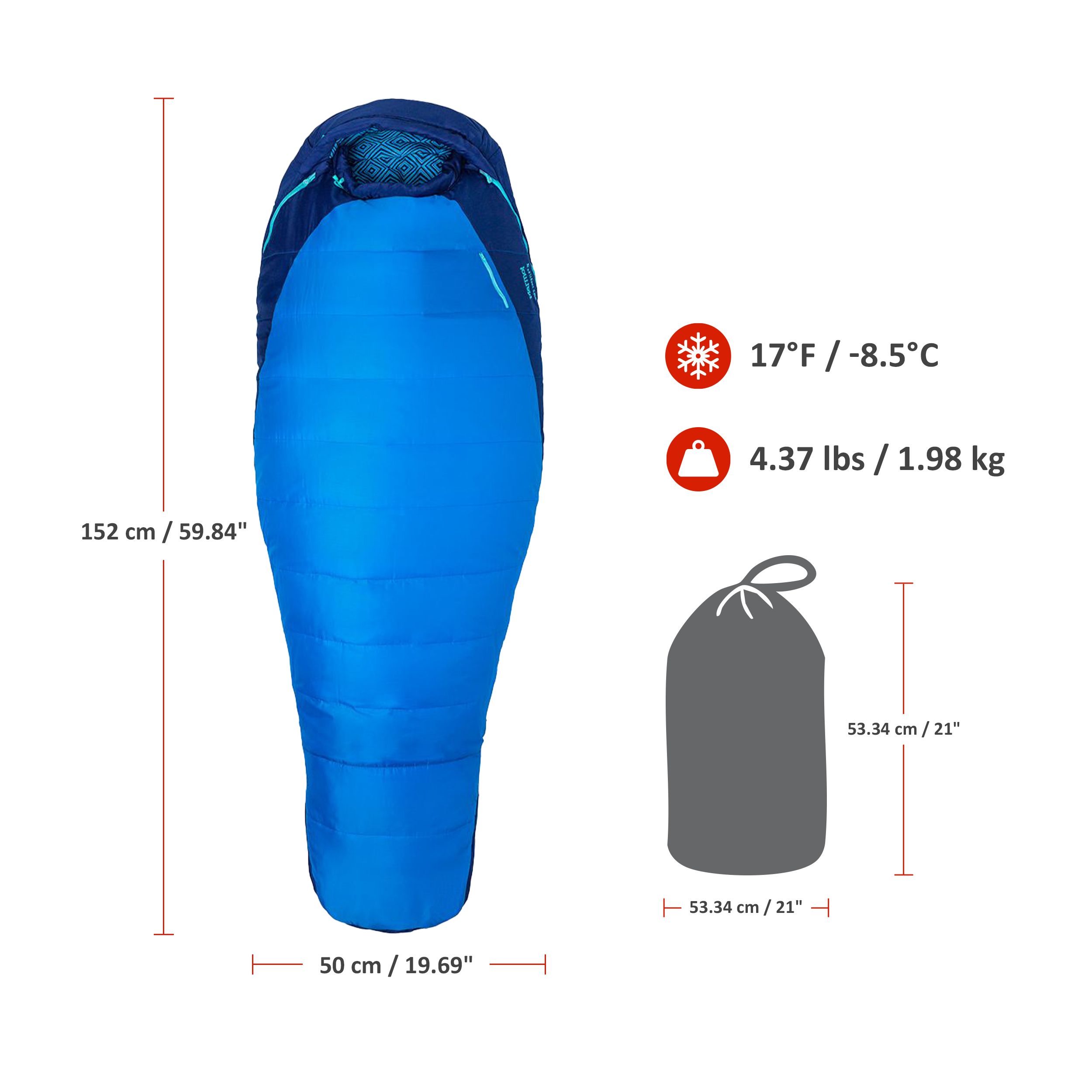 Marmot Women's Trestles 15°F/-9°C RZ Sleeping Bag