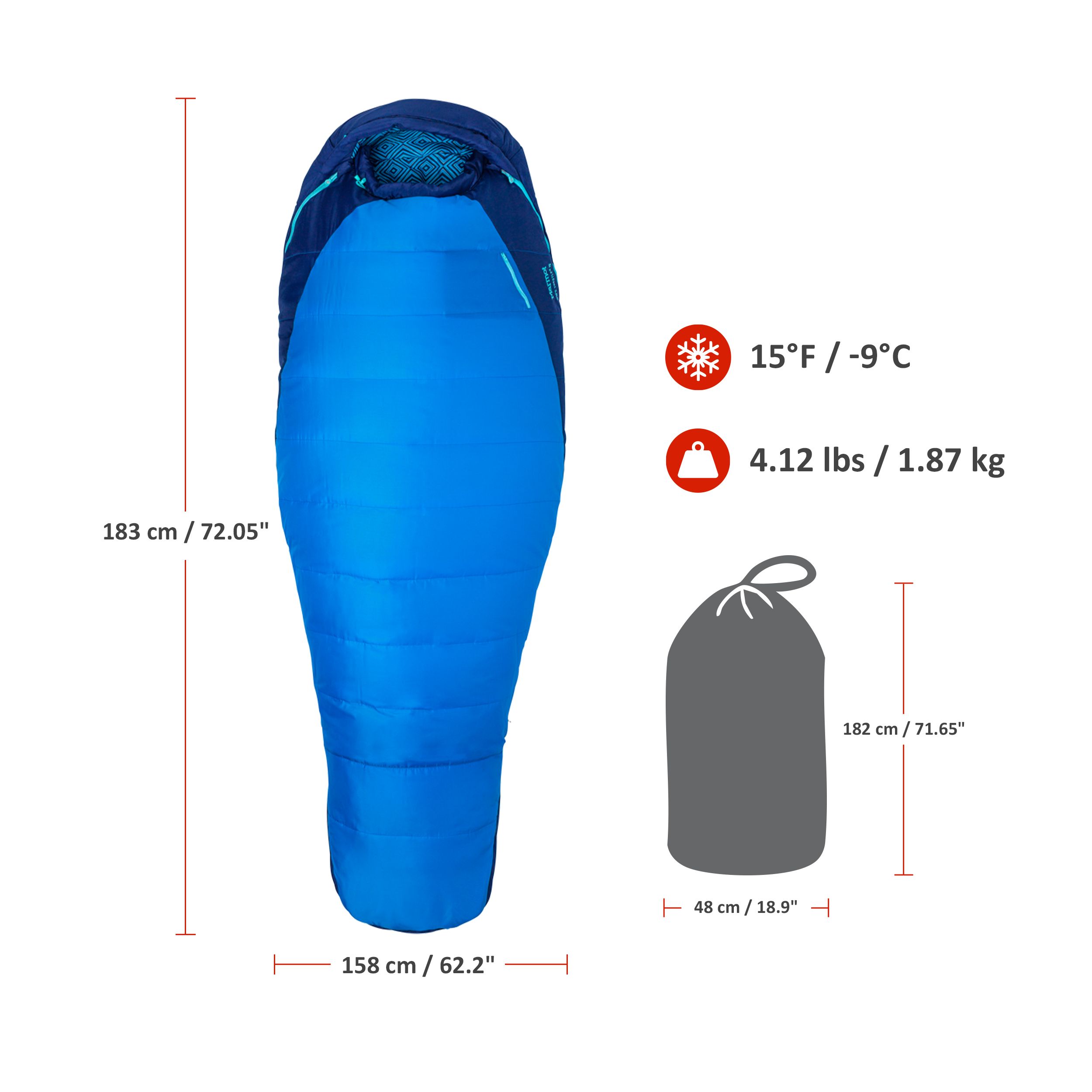 Marmot Women's Trestles RZ Sleeping Bag