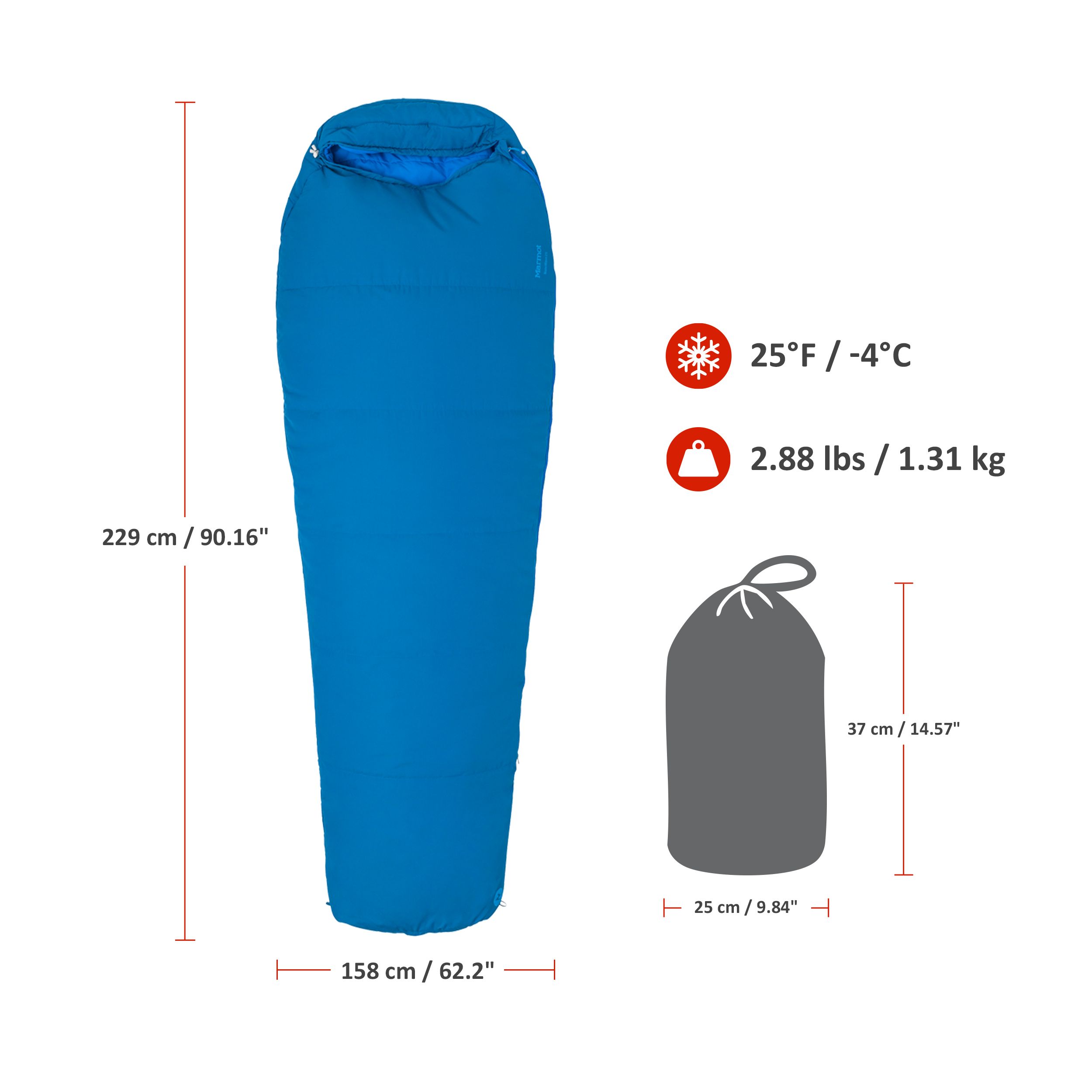 Marmot Nanowave Regular Sleeping Bag | SportChek