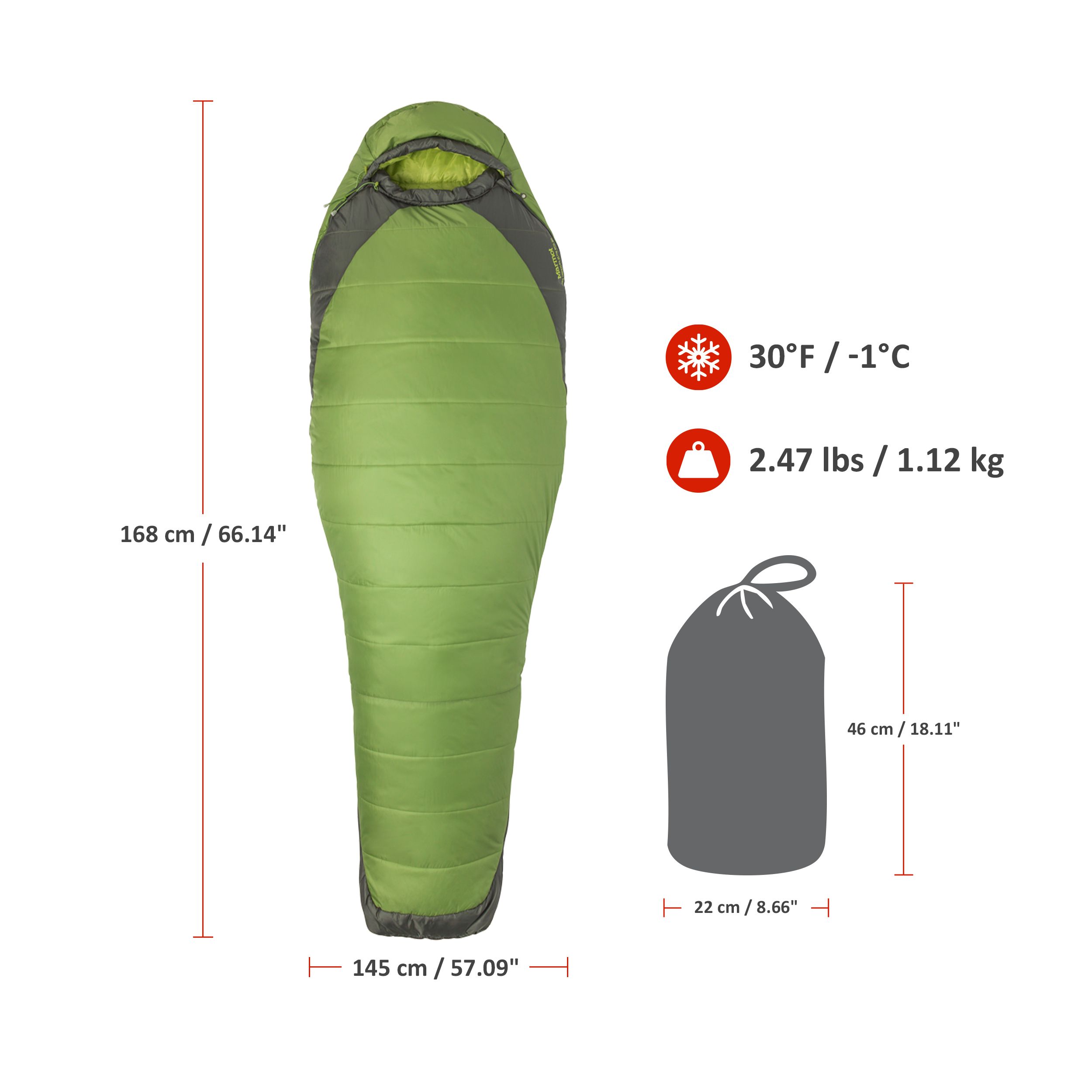 Marmot Women's Trestles Elite Eco Sleeping Bag