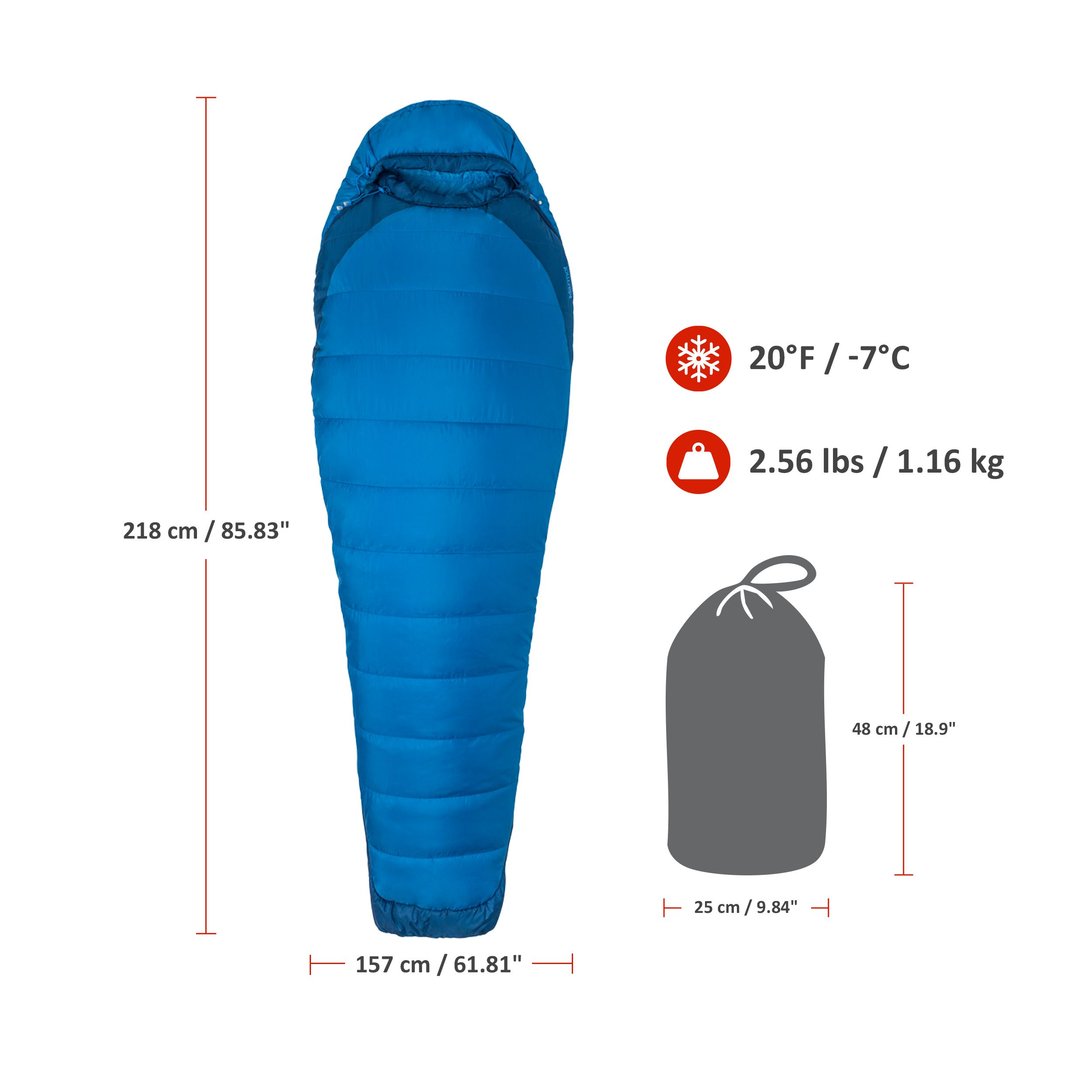 Marmot Trestles Elite Eco Long Sleeping Bag