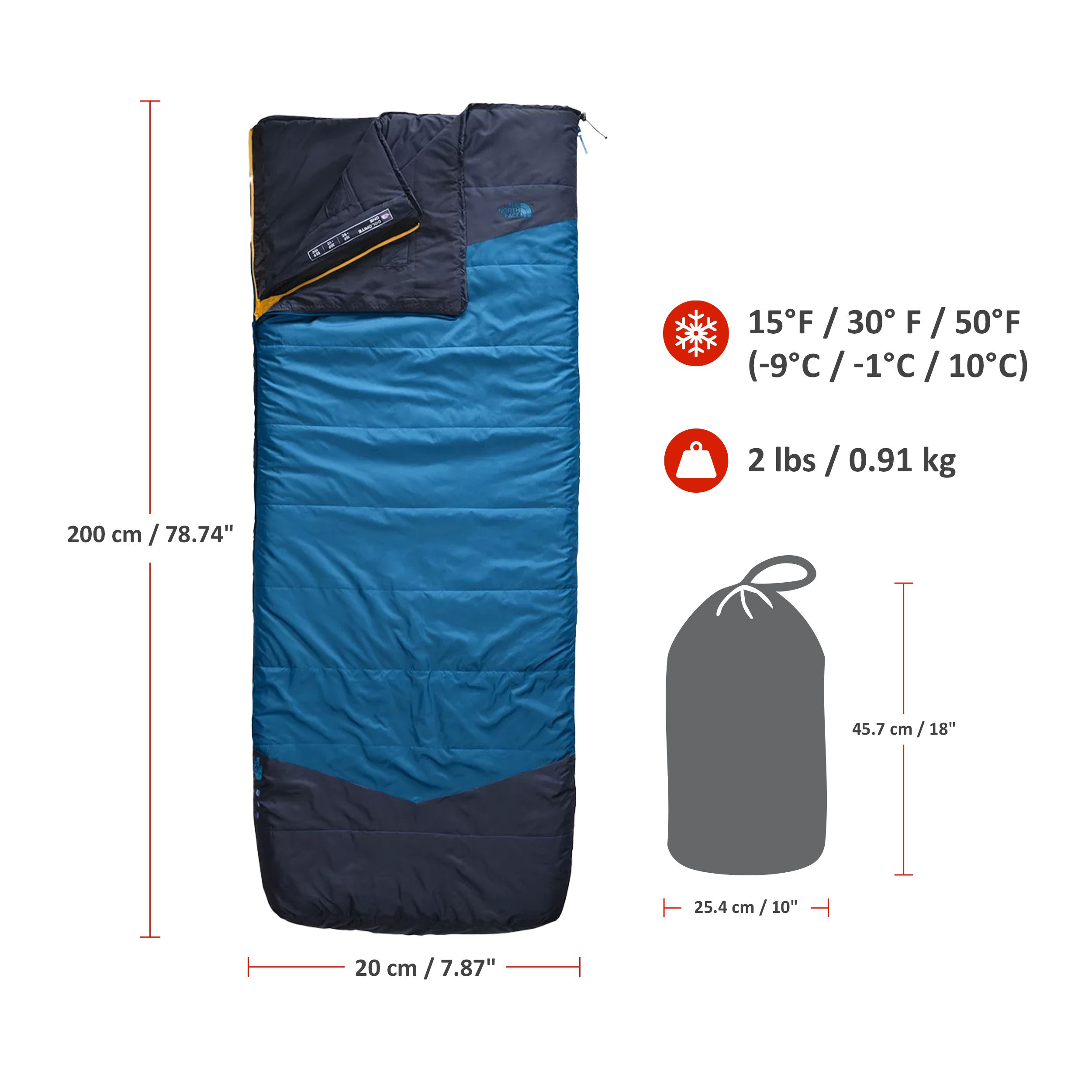 The North Face Dolomite One Modular Sleeping Bag | SportChek