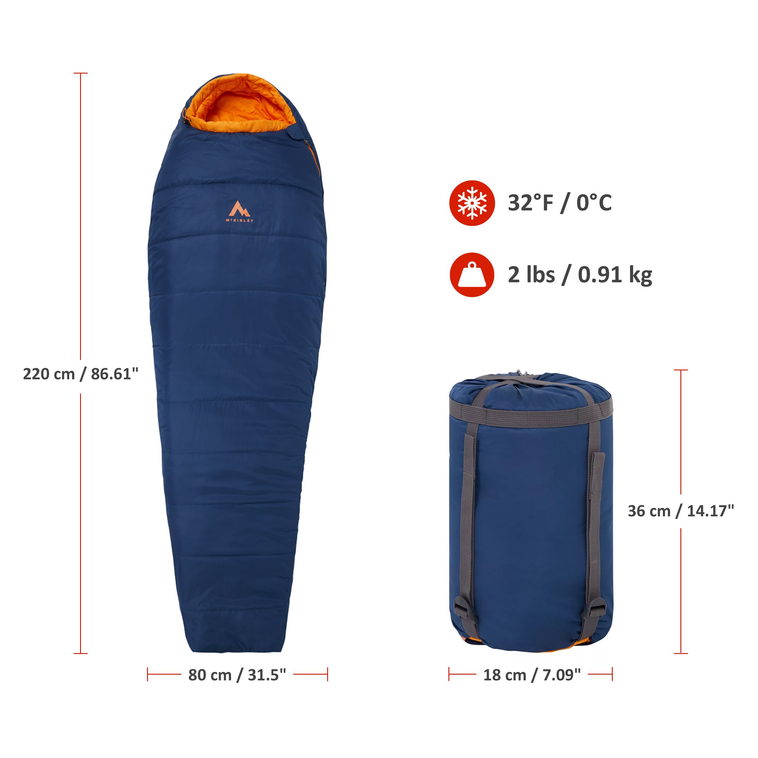 McKinley Trekker 0°C Sleeping Bag